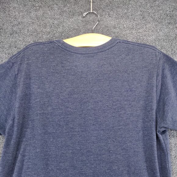 E5 University of Michigan Wolverines Men's T-Shirt Blue Medium Short Sleeve - Picture 4 of 11